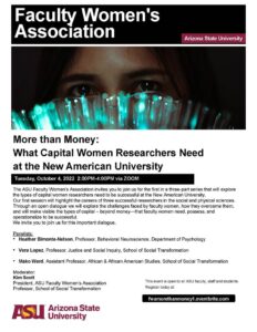 More than Money: What Capital Women Researchers Need at the New American University