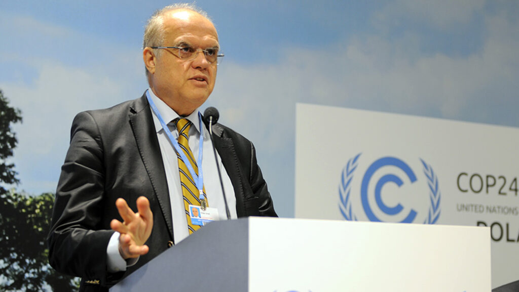 Olcay Ünver speaks at the 2018 United Nations Climate Change Conference
