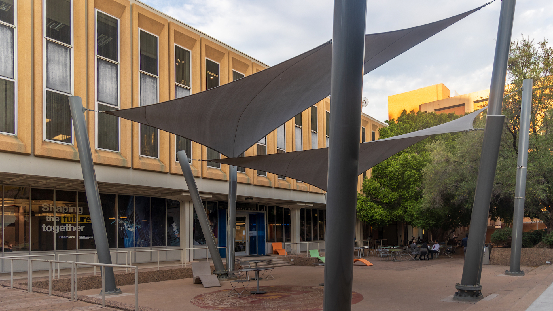 Engineering Center G Wing patio