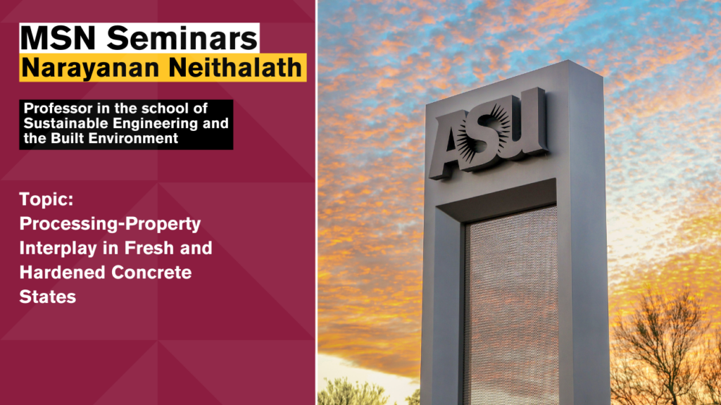 Narayanan Neithalath Seminar