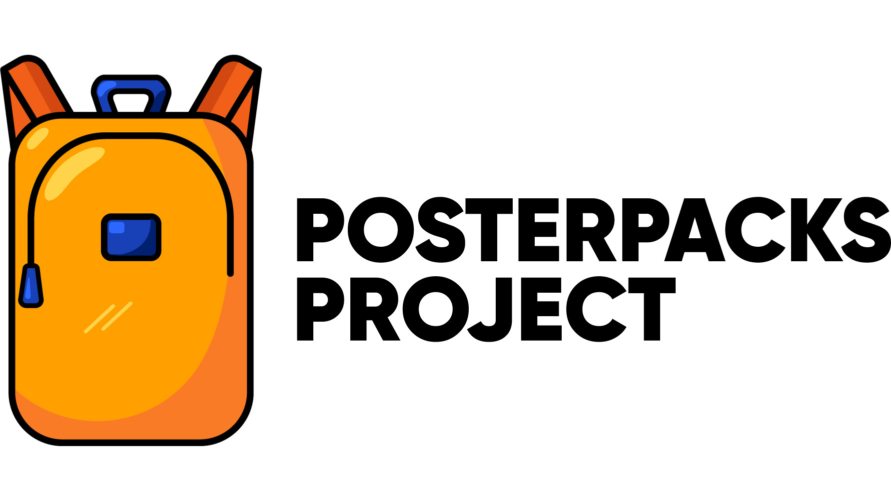 Posterpacks Project with a backpack graphic