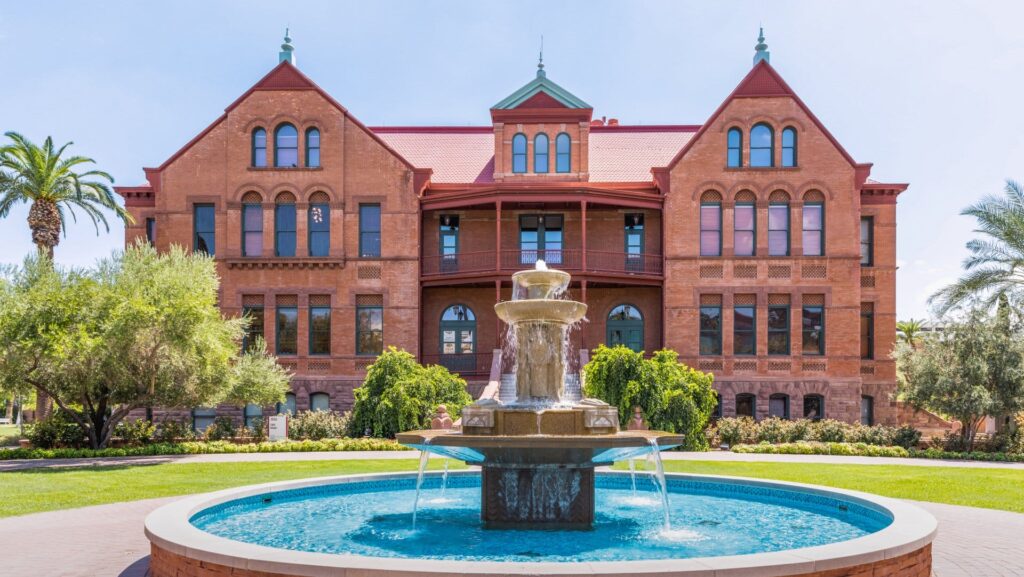 Old Main building at Arizona State University Tempe campus