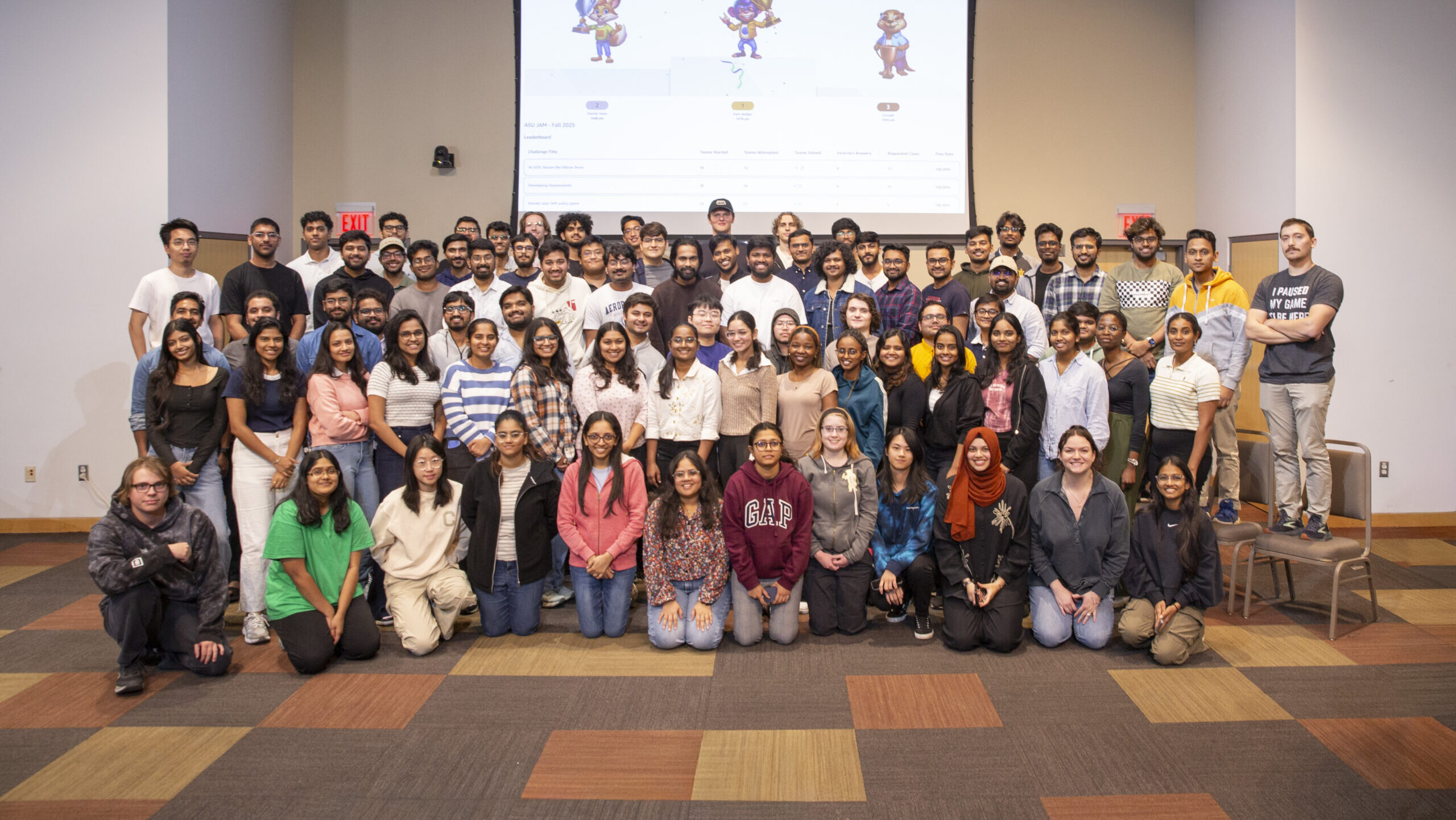 Group photo from AWS Jam event